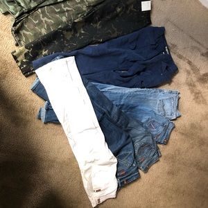5 pairs of jeans for sale